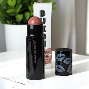 BUXOM Power Plum Lipstick Lip Tinted Balm * Glowing * Full Size New